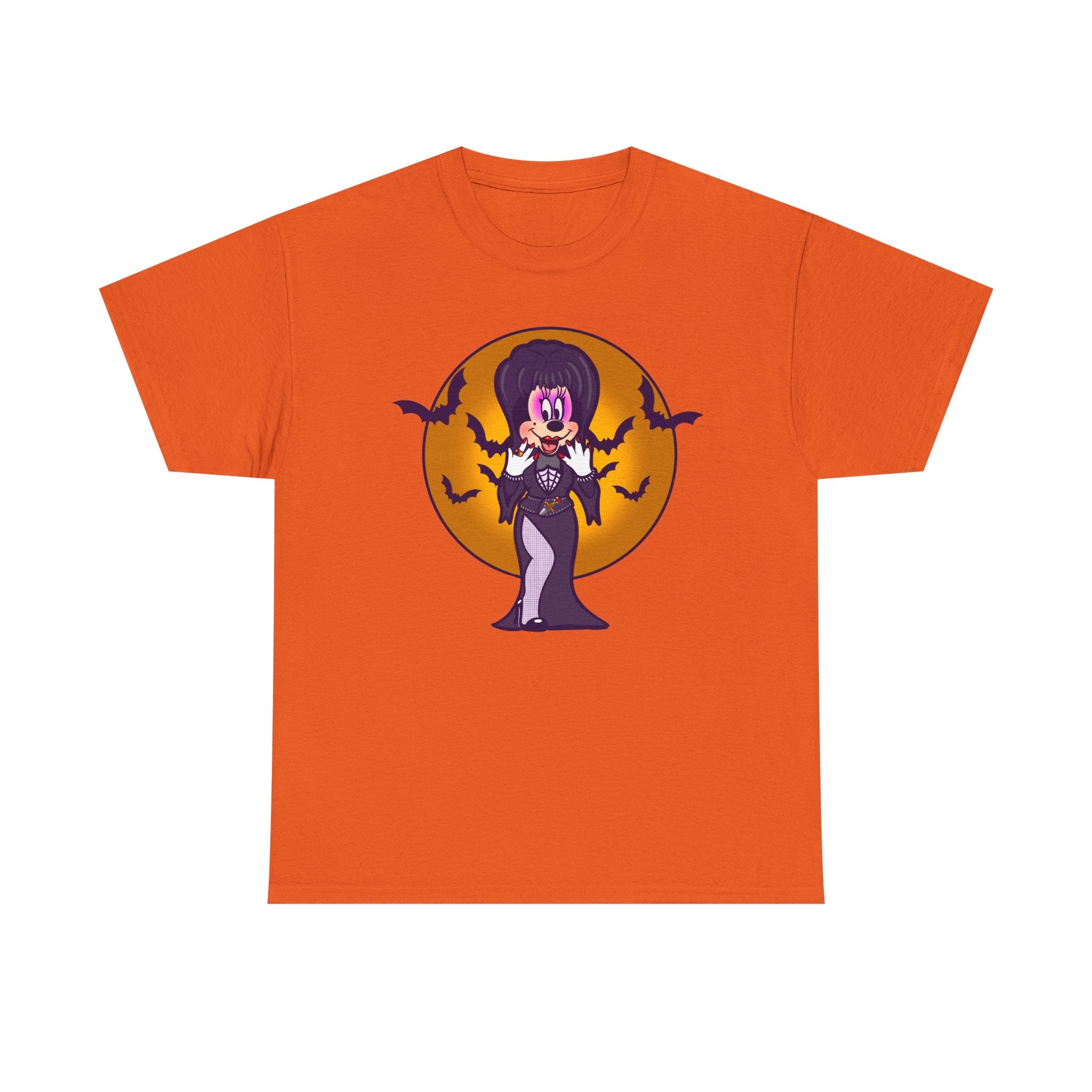 MISTRESS OF THE MOUSE Tee — Gothic Pinup Witch with Bats