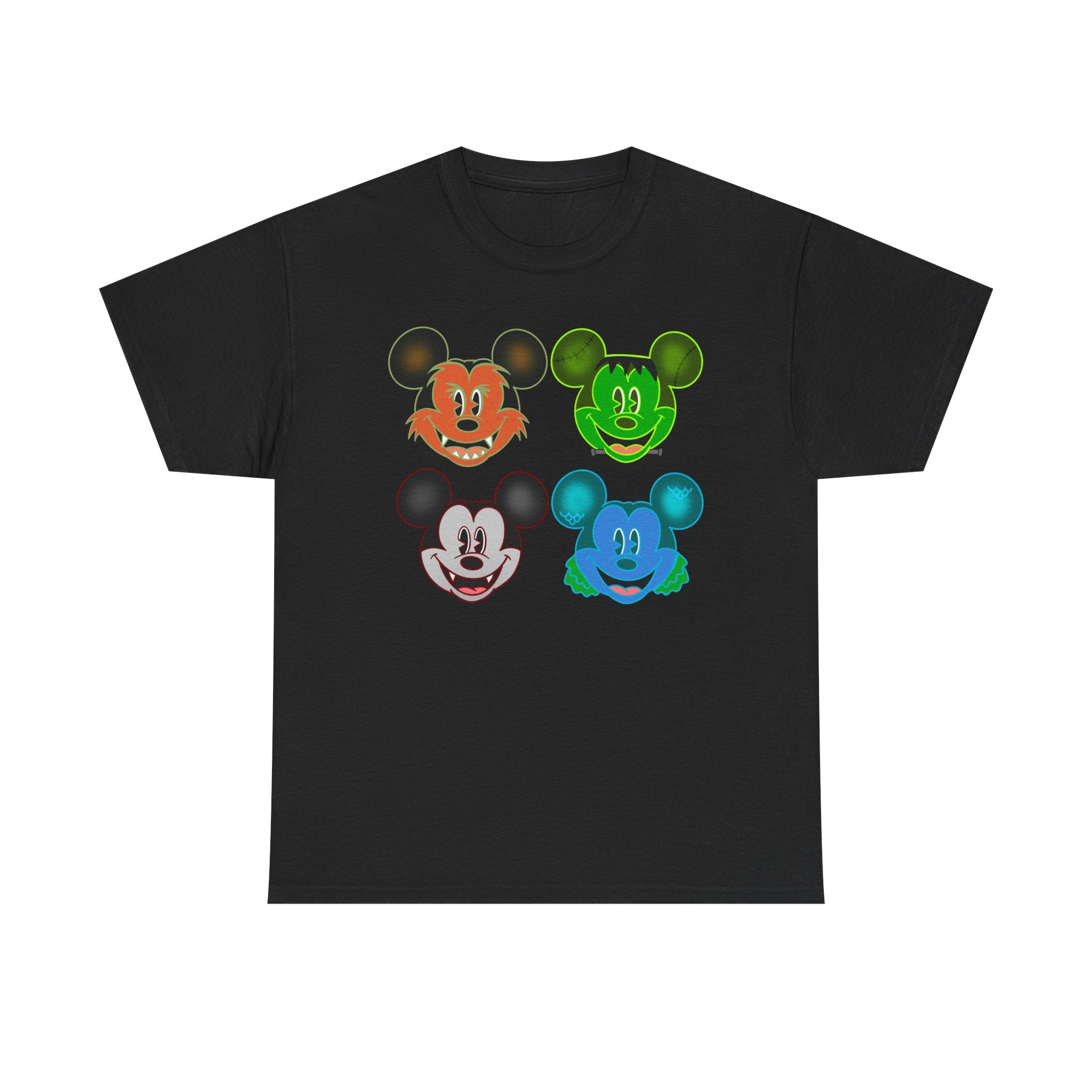Pop Art Character Faces T-Shirt