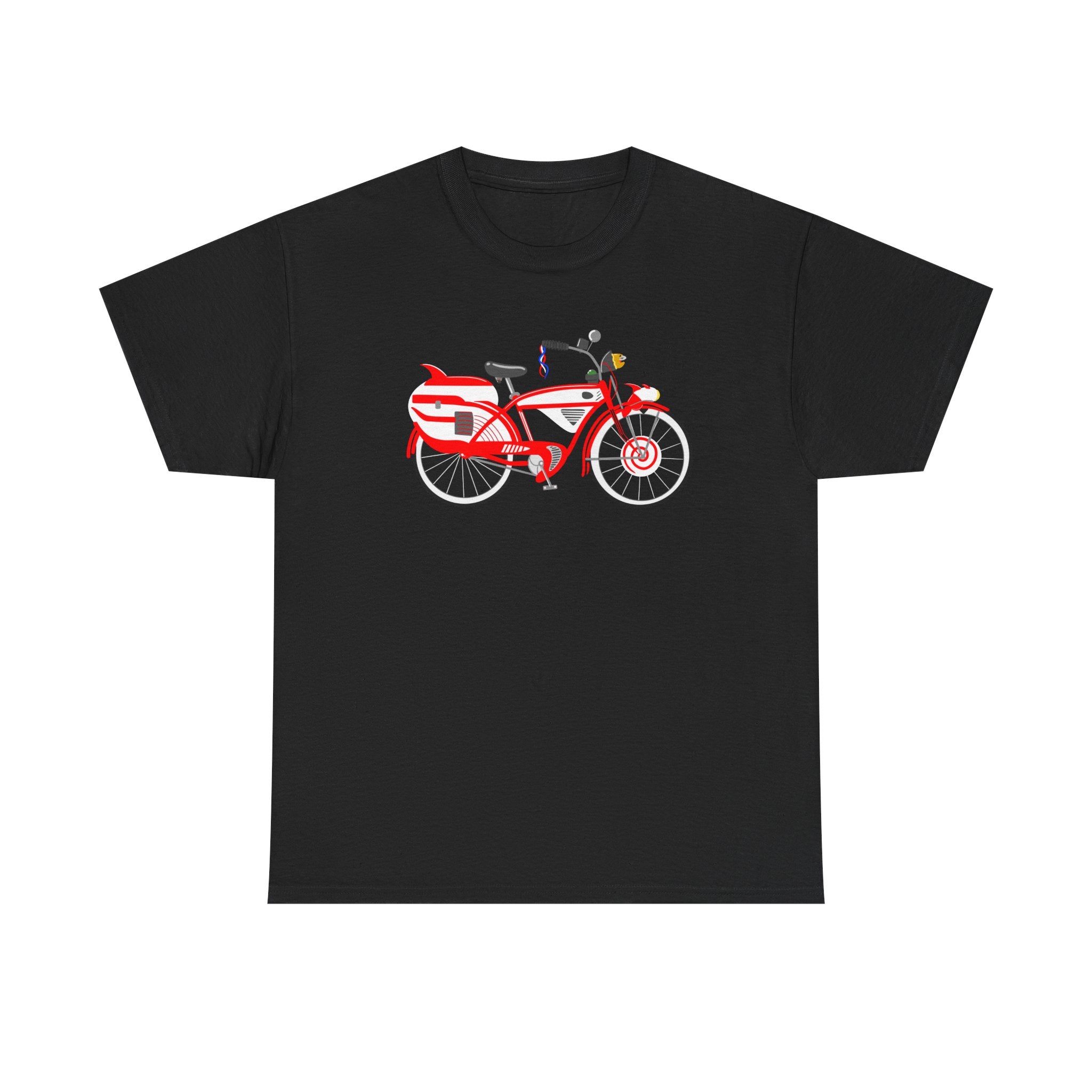 Vintage Red Bicycle T‑Shirt