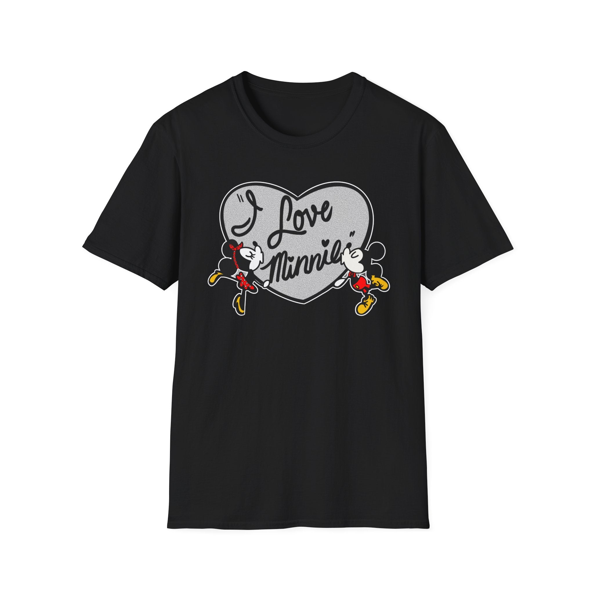 I Love Minnie T-Shirt — Retro Heart Graphic Tee