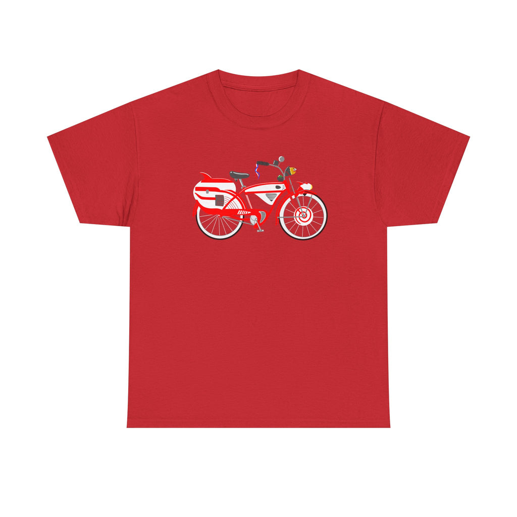 Vintage Red Bicycle T‑Shirt