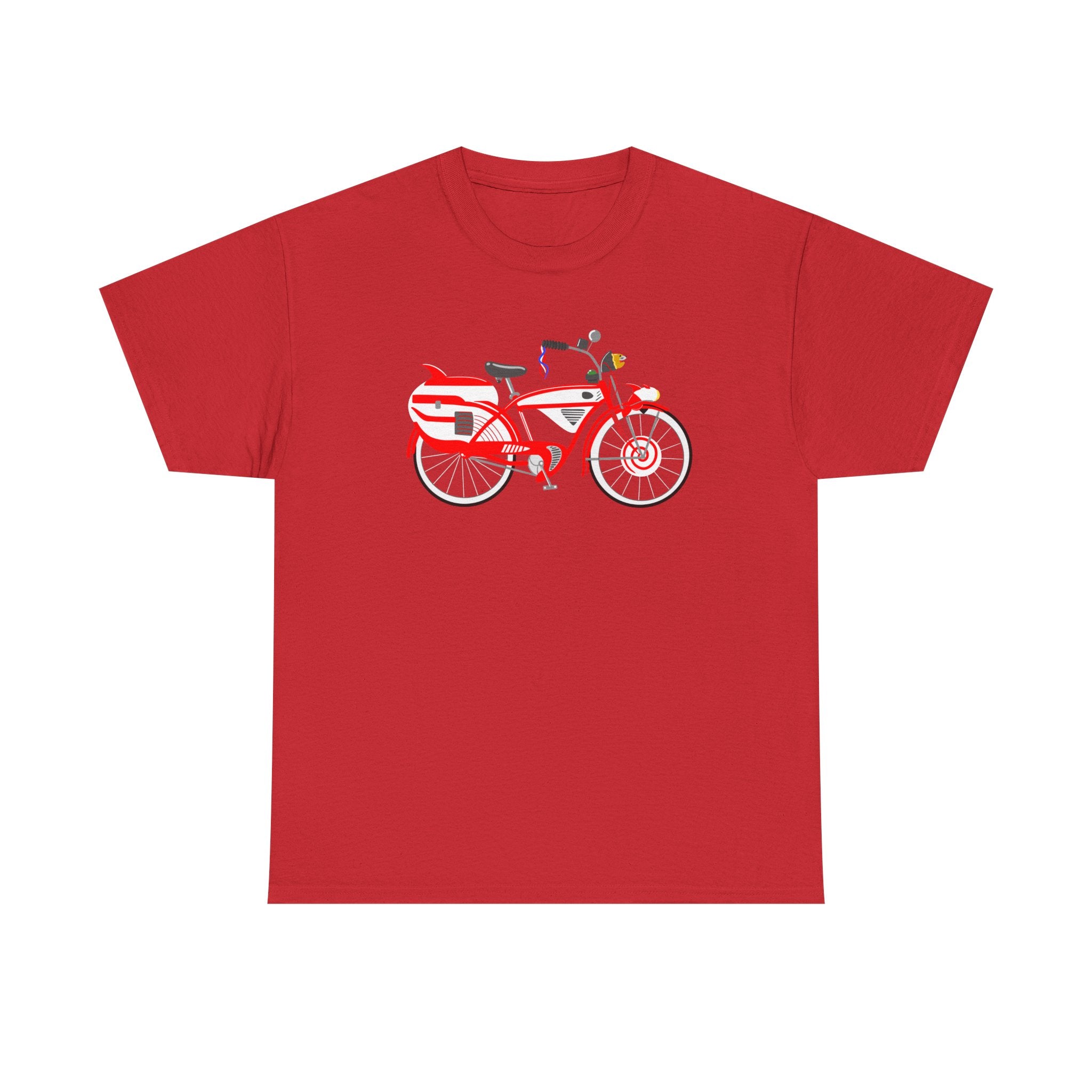 Vintage Red Bicycle T‑Shirt