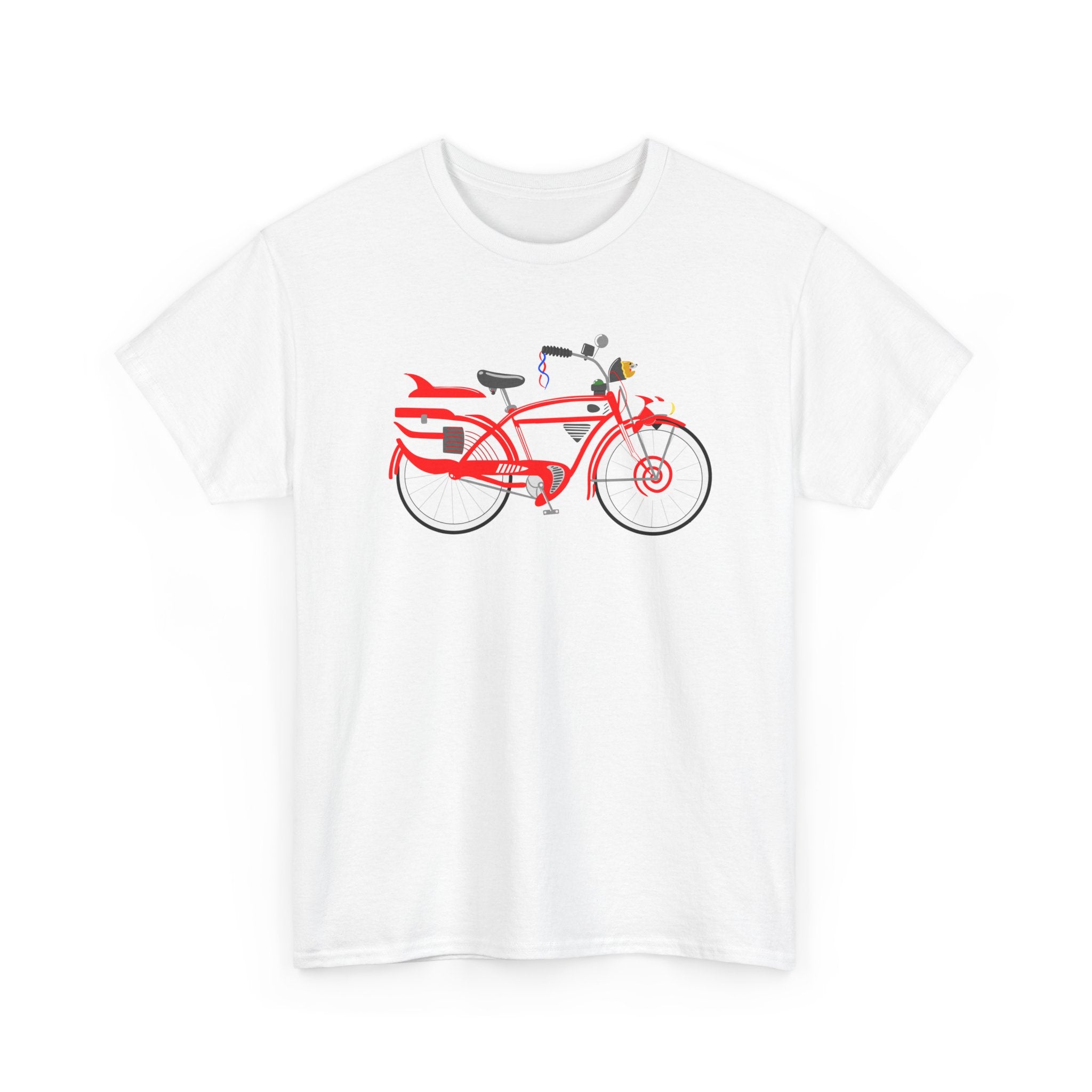 Vintage Red Bicycle T‑Shirt