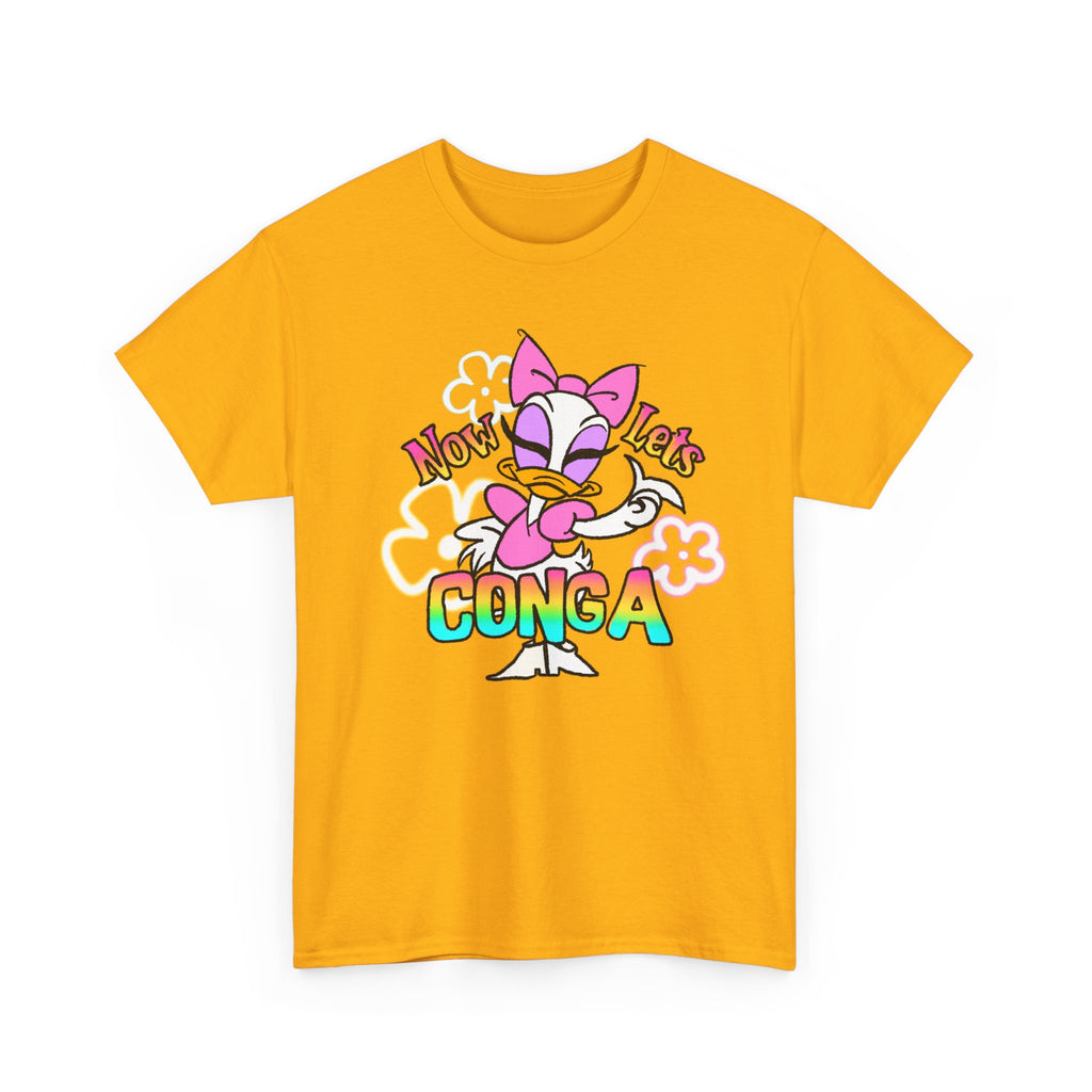 Conga Duck Graphic Tee — "Now Let's Conga" Cute Retro Disney Shirt