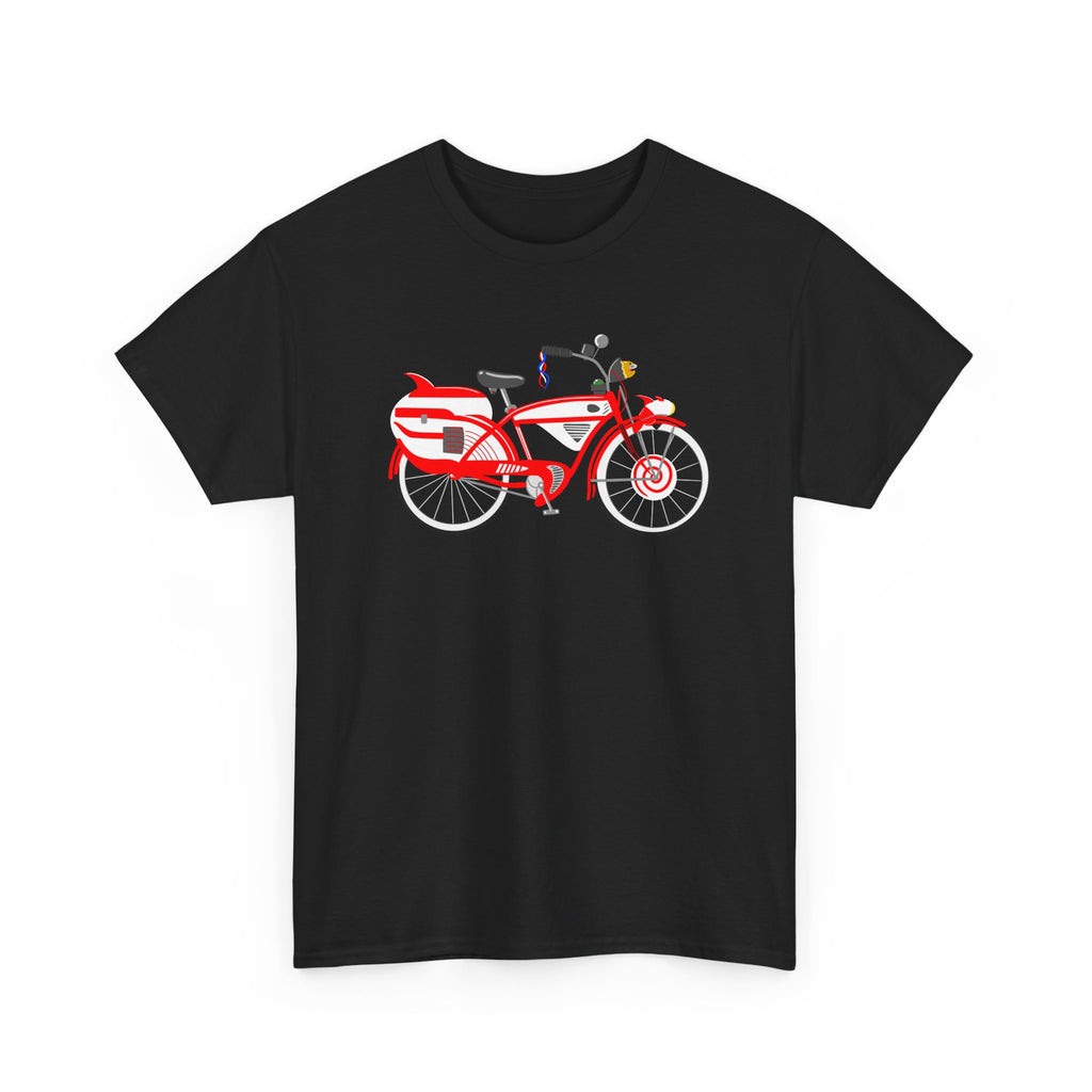 Vintage Red Bicycle T‑Shirt