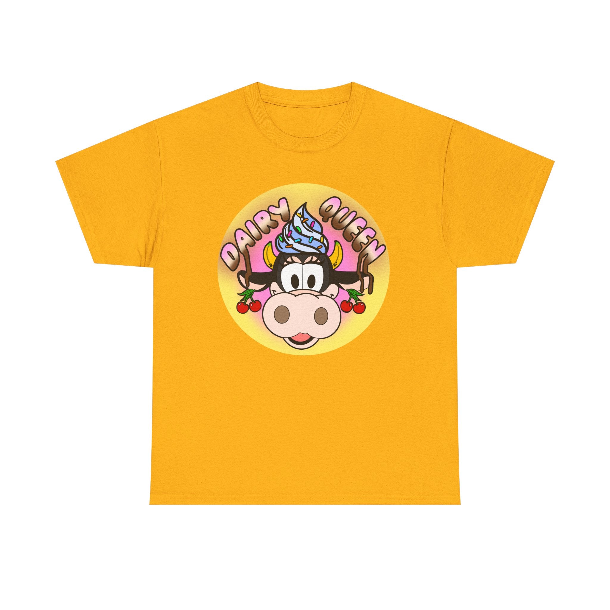 Dairy Queen Cow Graphic Tee — Cute Ice Cream Cow Shirt
