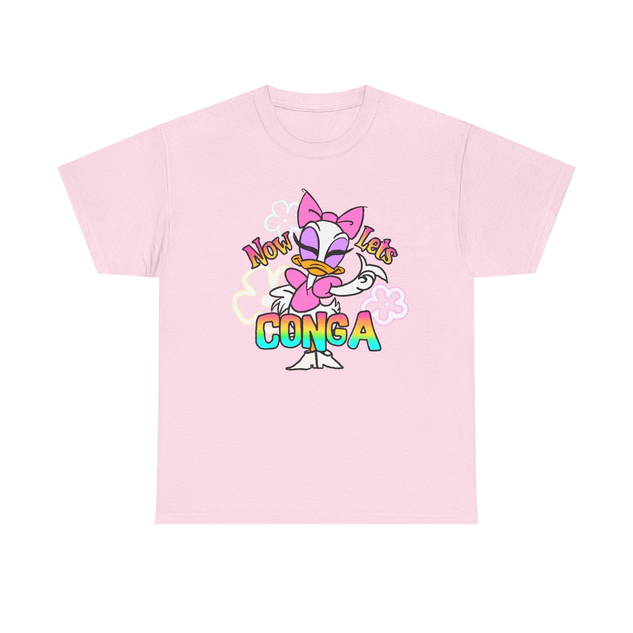 Conga Duck Graphic Tee — "Now Let's Conga" Cute Retro Disney Shirt
