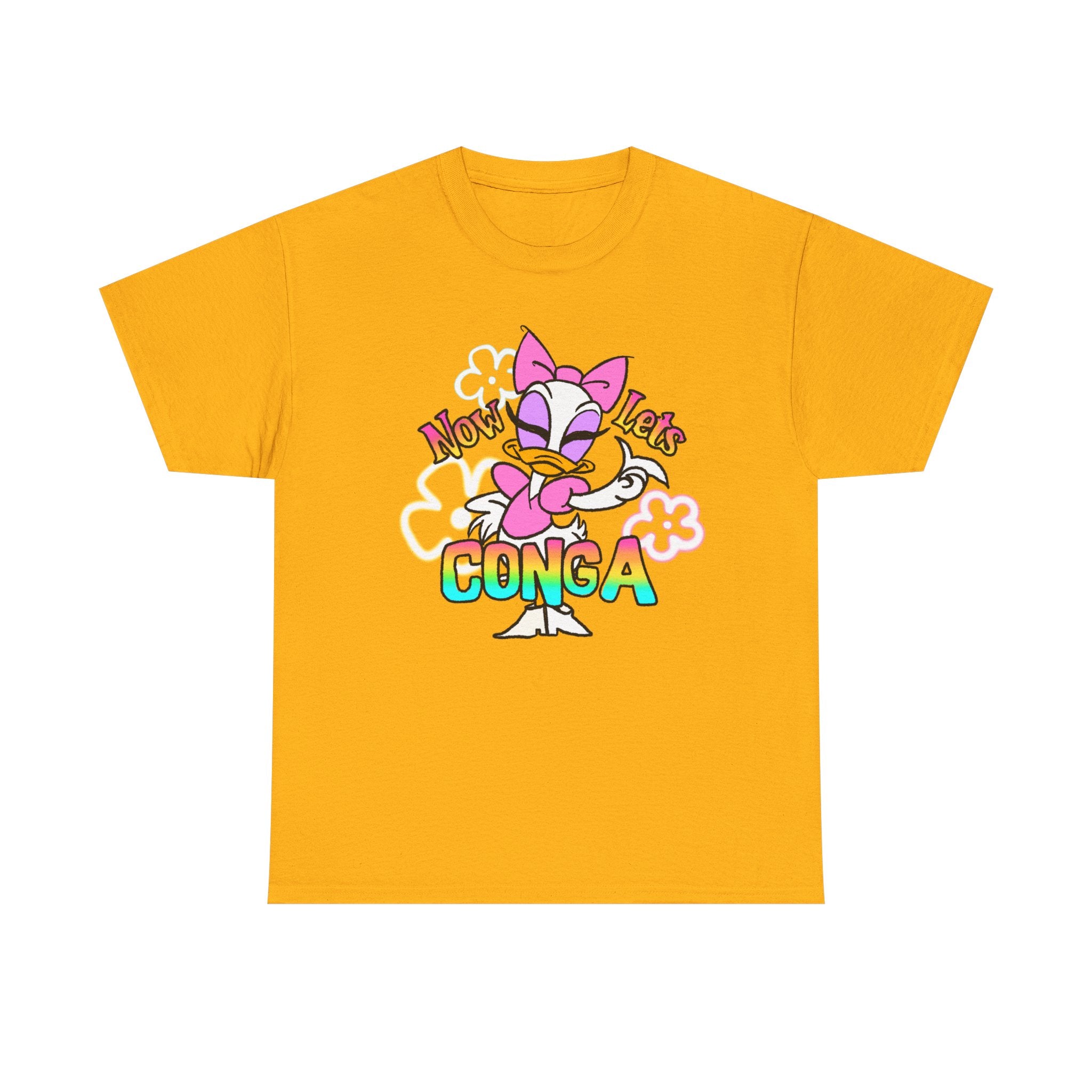 Conga Duck Graphic Tee — "Now Let's Conga" Cute Retro Disney Shirt