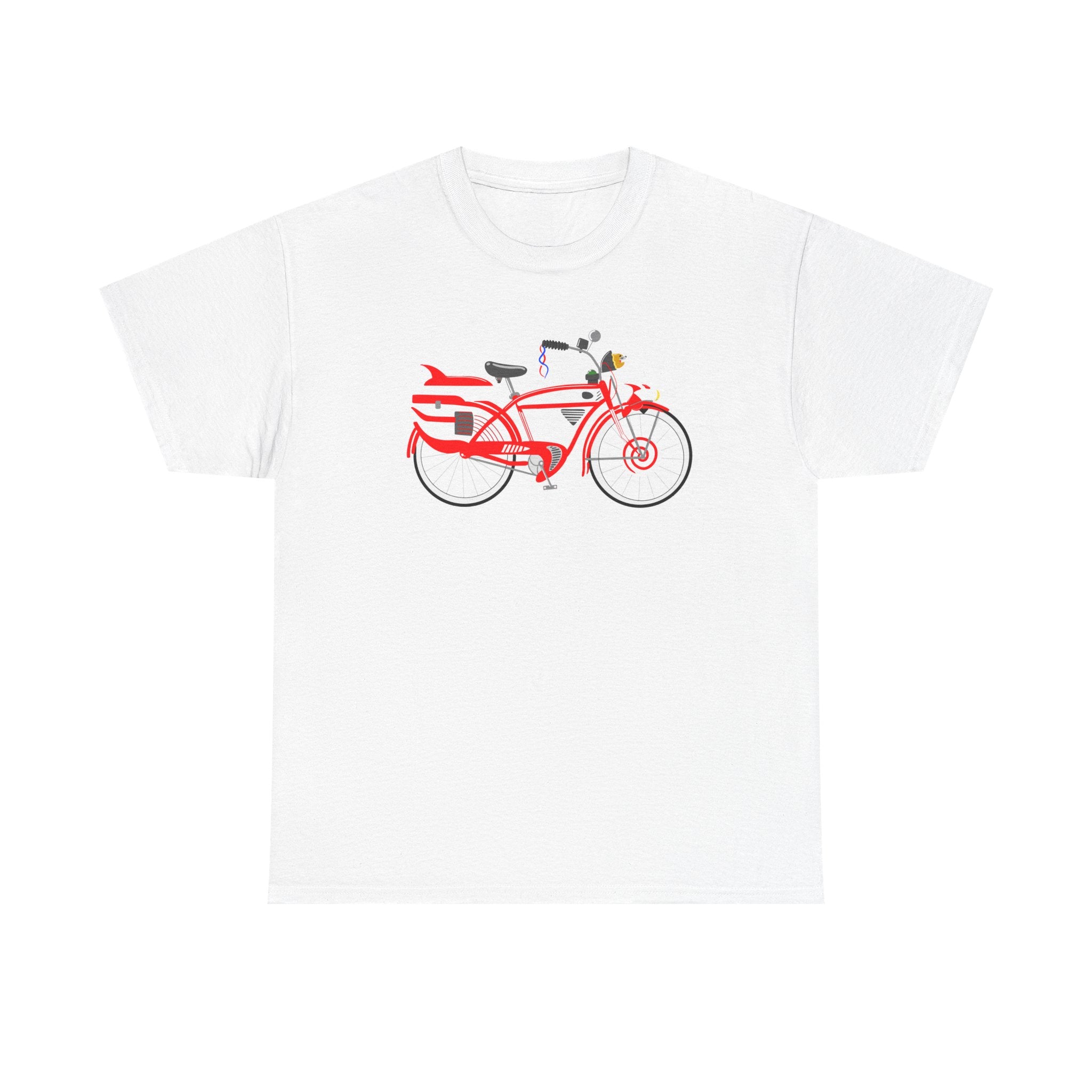 Vintage Red Bicycle T‑Shirt