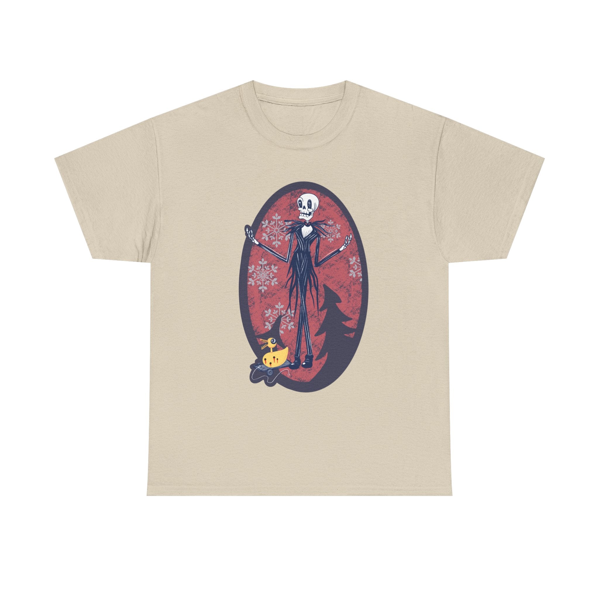 Skellington Halloween T‑Shirt — Gothic Pumpkin Night Tee