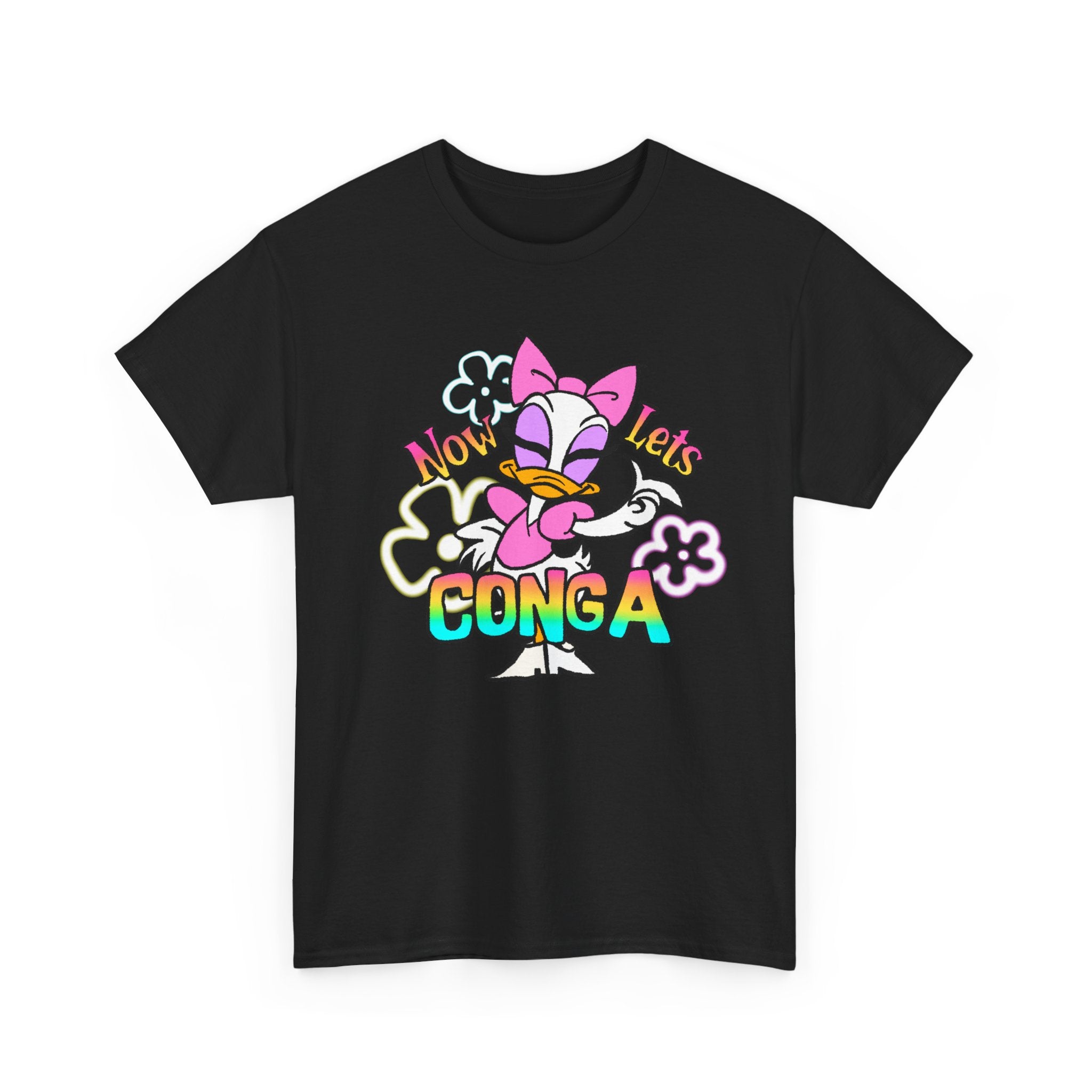 Conga Duck Graphic Tee — "Now Let's Conga" Cute Retro Disney Shirt