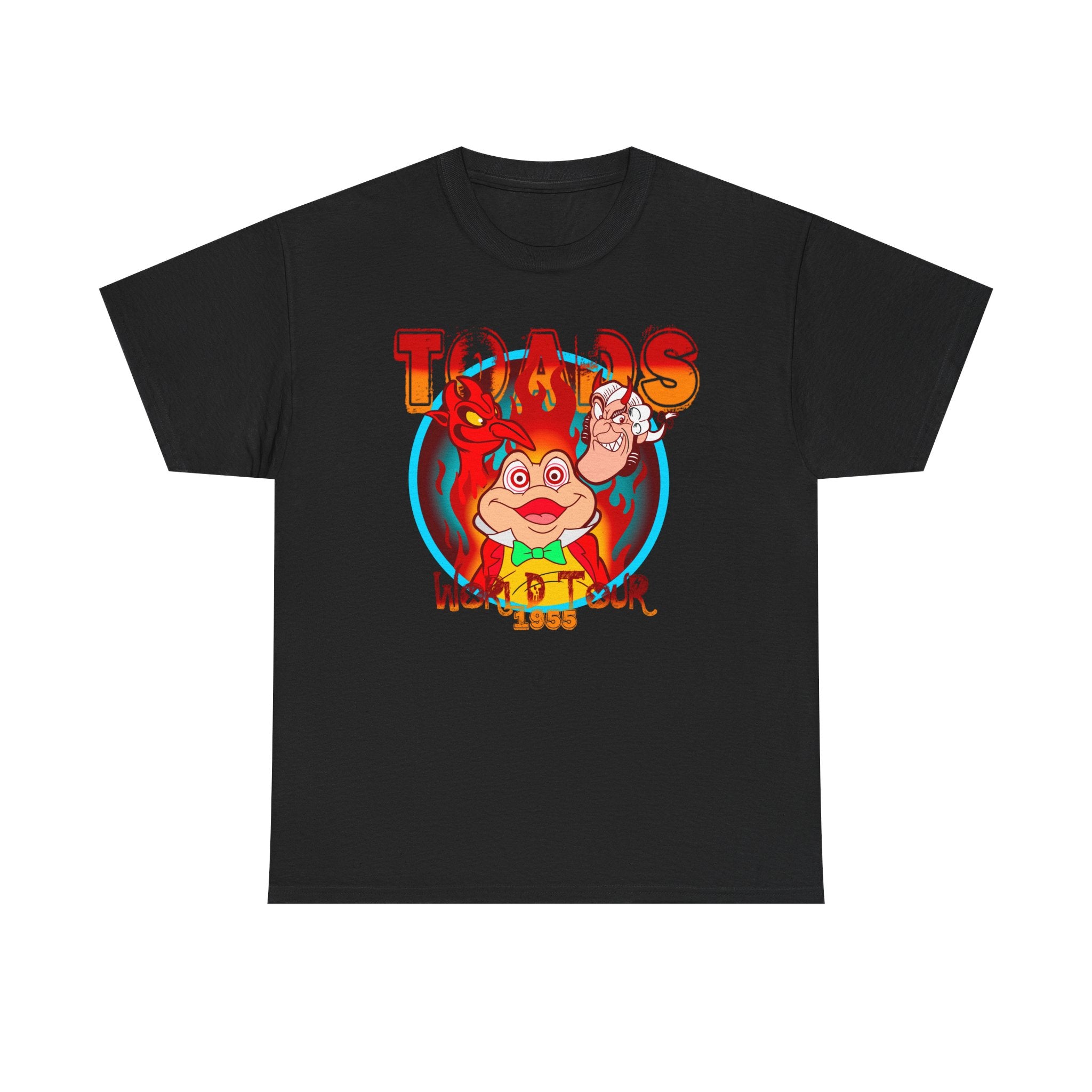 Toads World Tour Tee — Retro Cartoon Taco Mascot Shirt
