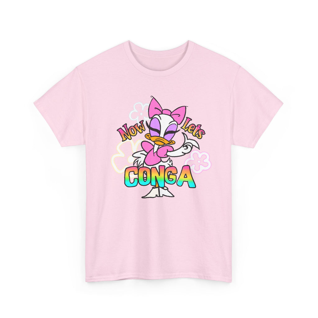 Conga Duck Graphic Tee — "Now Let's Conga" Cute Retro Disney Shirt