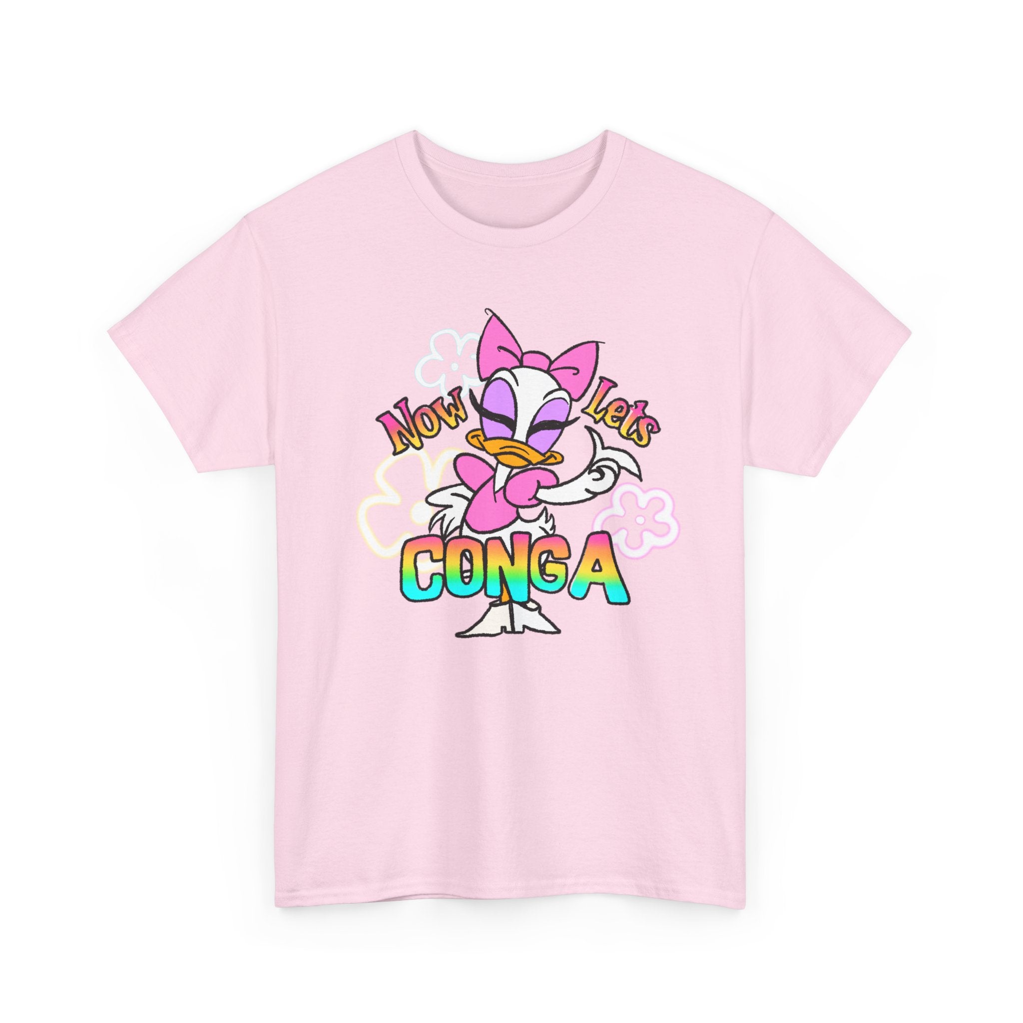 Conga Duck Graphic Tee — "Now Let's Conga" Cute Retro Disney Shirt