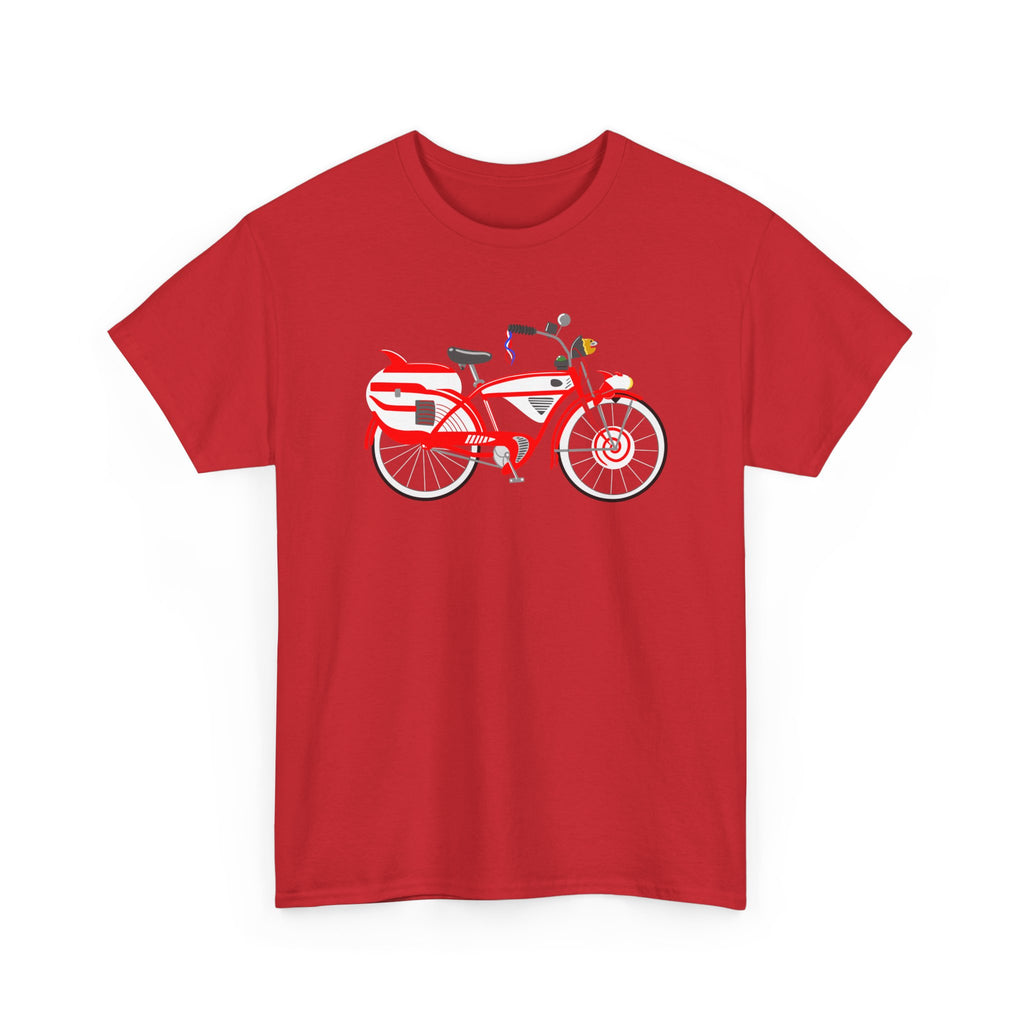 Vintage Red Bicycle T‑Shirt