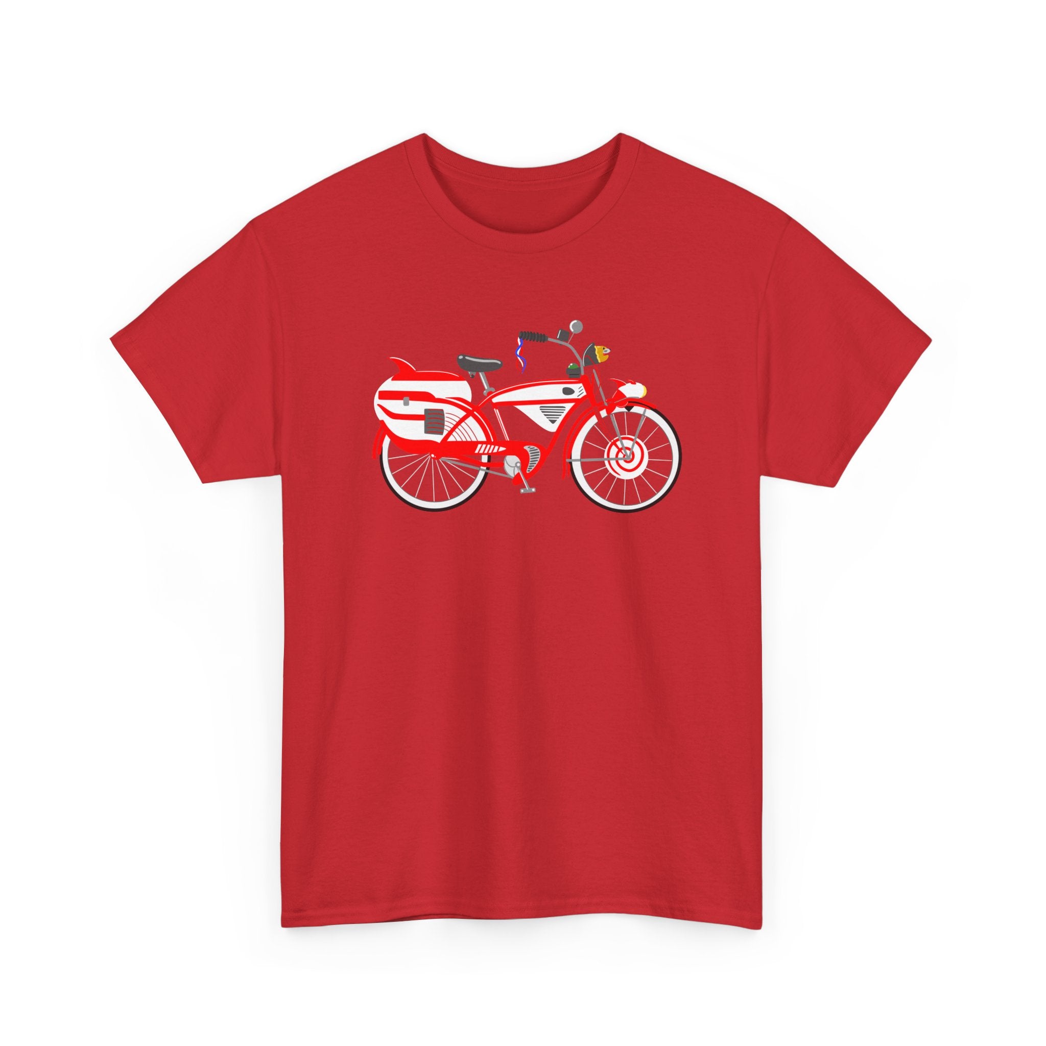 Vintage Red Bicycle T‑Shirt
