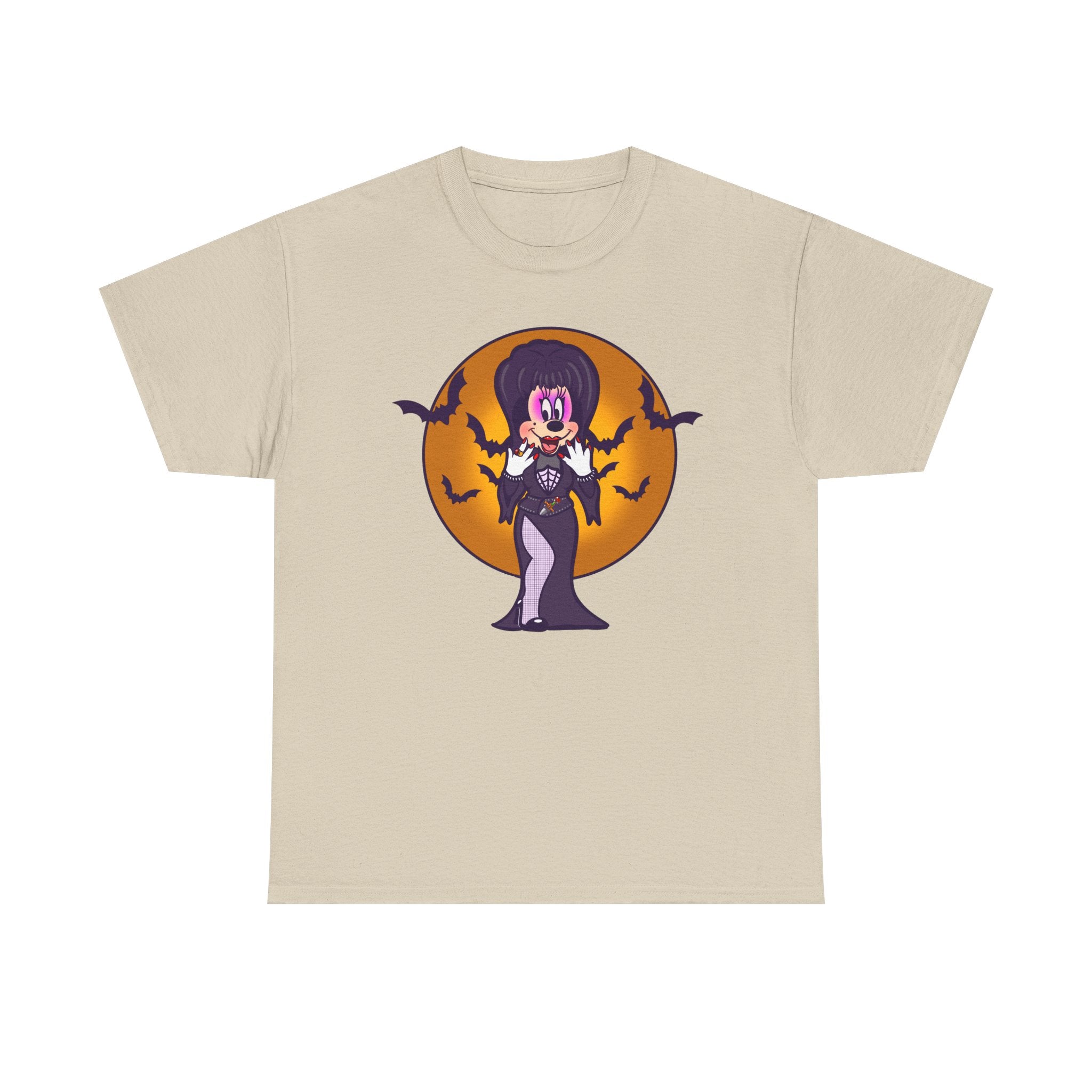 MISTRESS OF THE MOUSE Tee — Gothic Pinup Witch with Bats