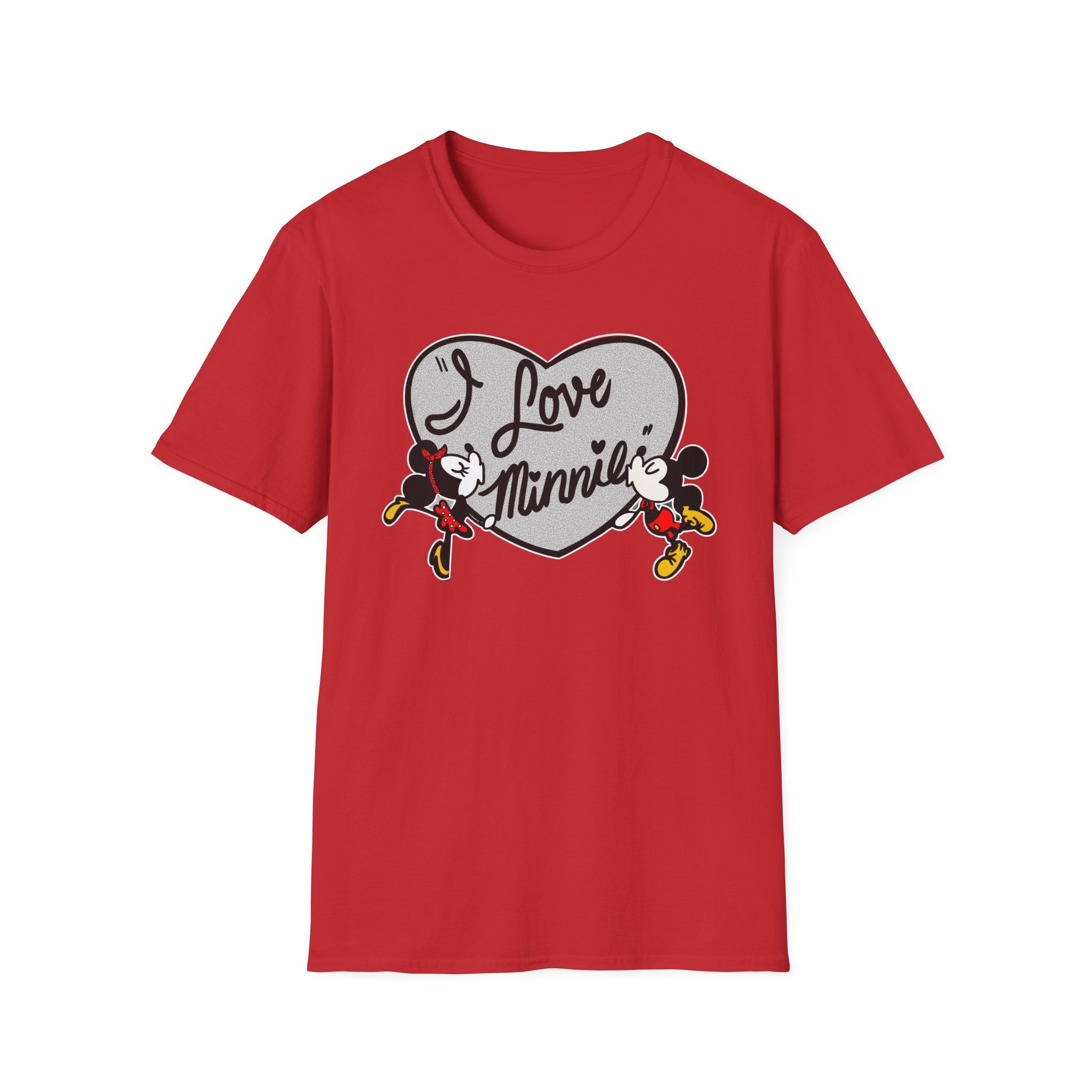 I Love Minnie T-Shirt — Retro Heart Graphic Tee