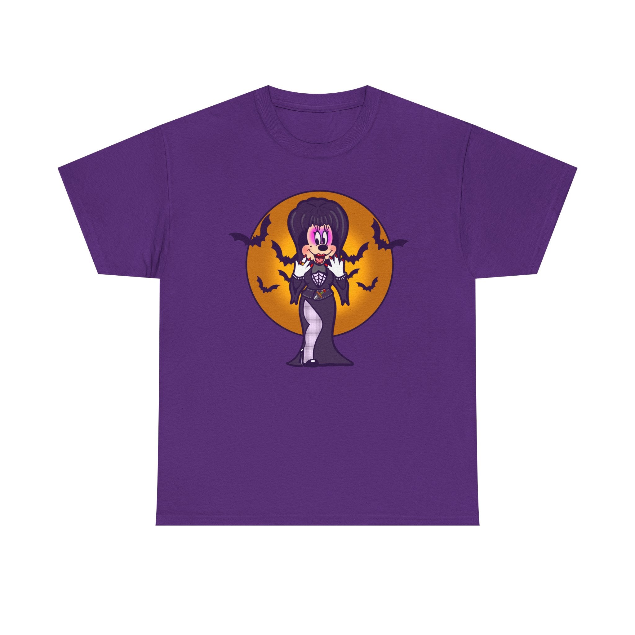 MISTRESS OF THE MOUSE Tee — Gothic Pinup Witch with Bats