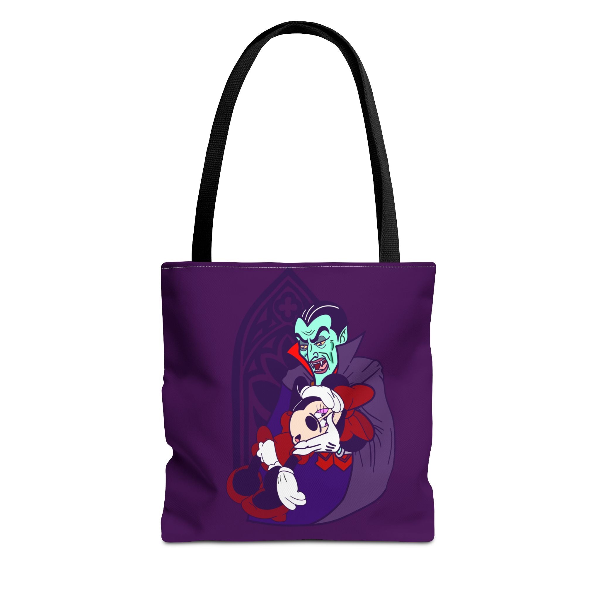 Vampire Tote Bag — Halloween Gothic Cartoon All-Over Print