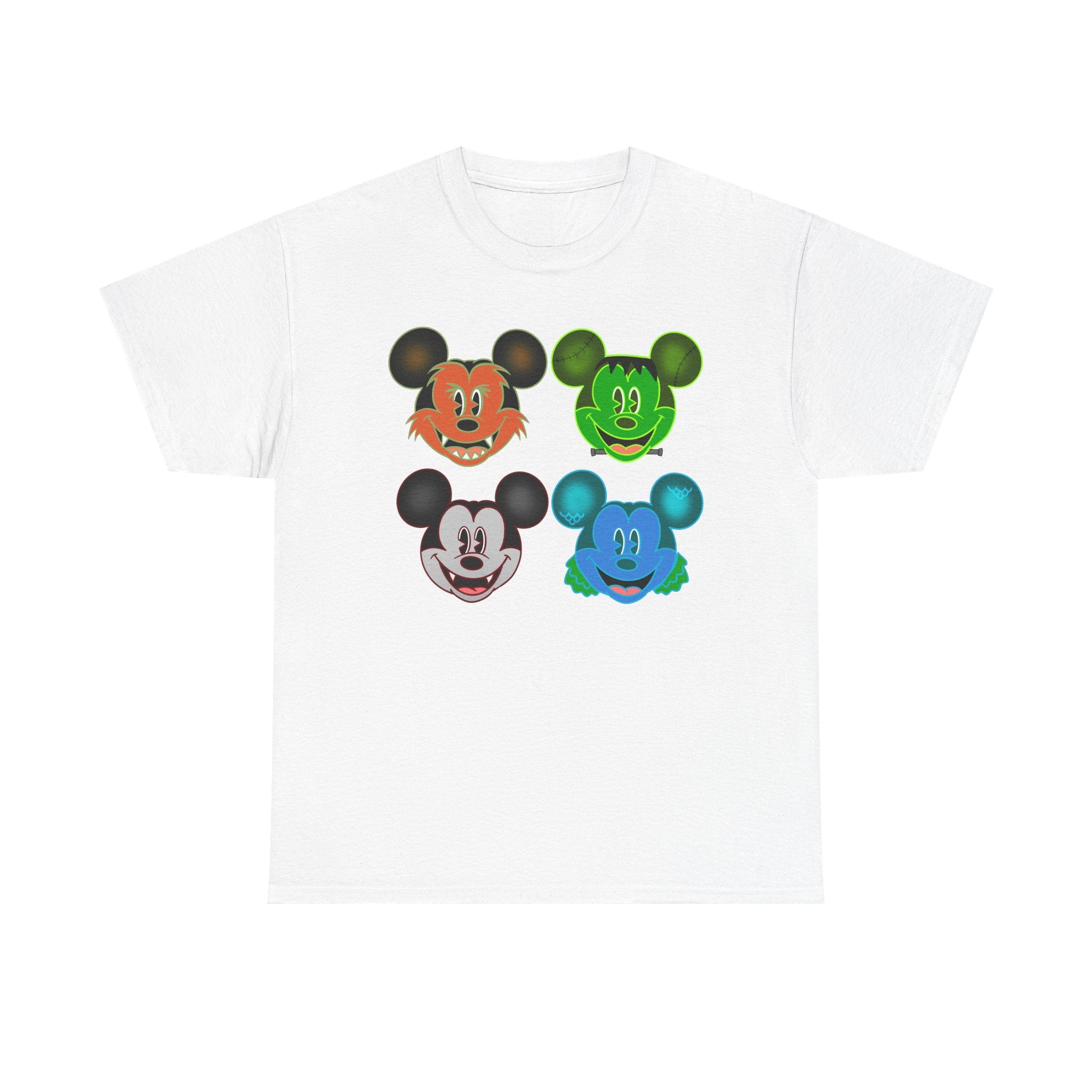 Pop Art Character Faces T-Shirt