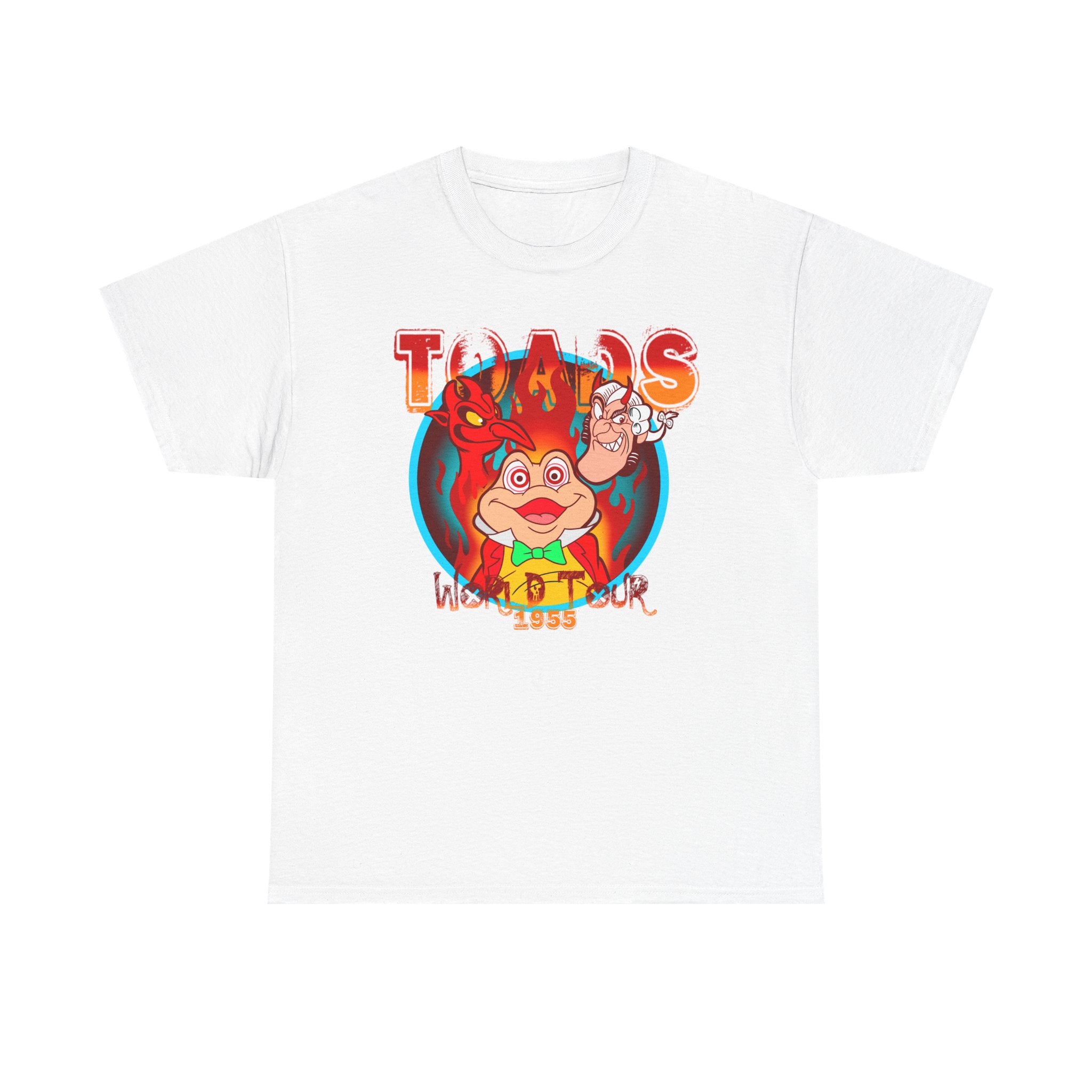 Toads World Tour Tee — Retro Cartoon Taco Mascot Shirt