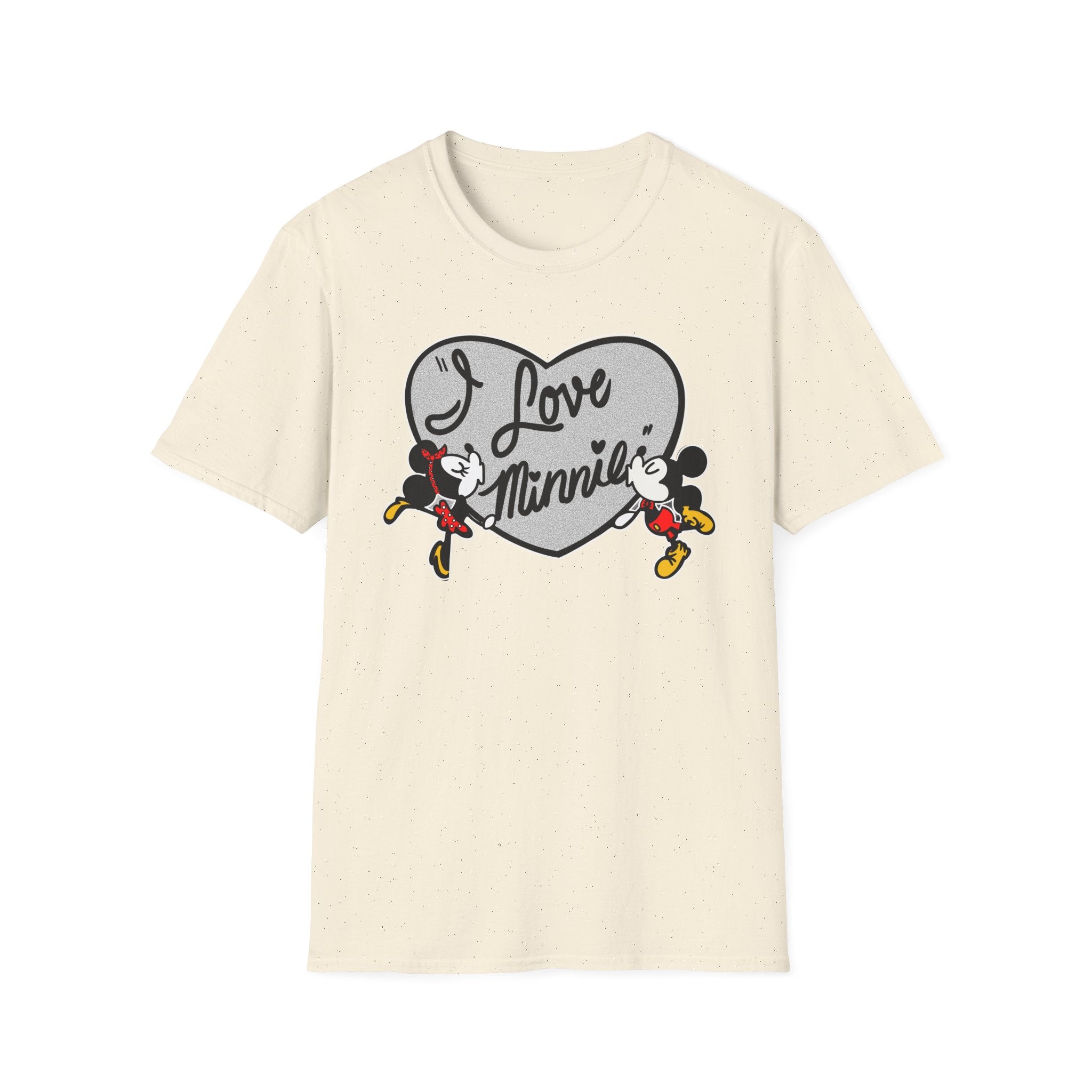 I Love Minnie T-Shirt — Retro Heart Graphic Tee
