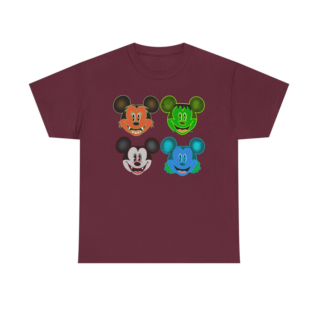 Pop Art Character Faces T-Shirt