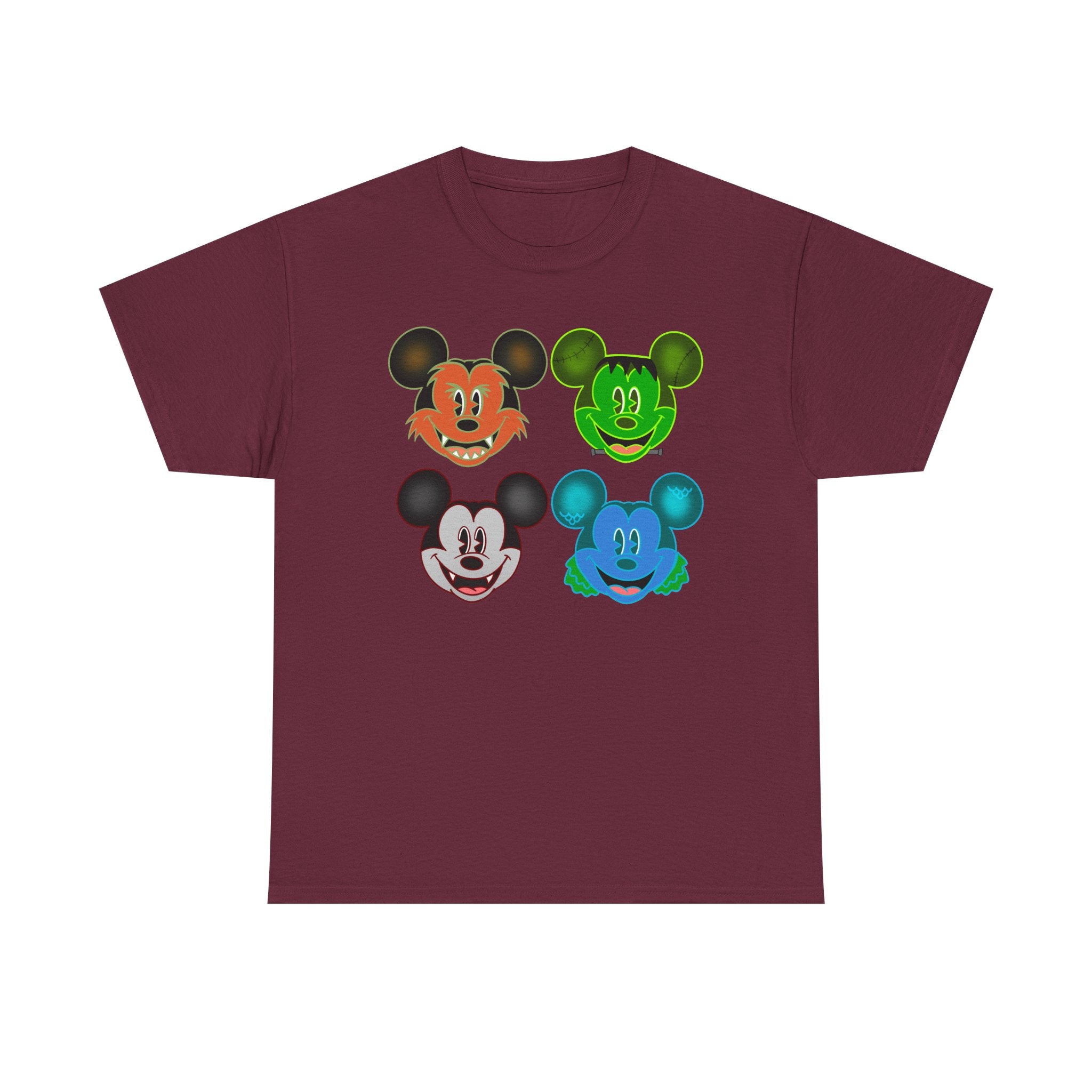 Pop Art Character Faces T-Shirt