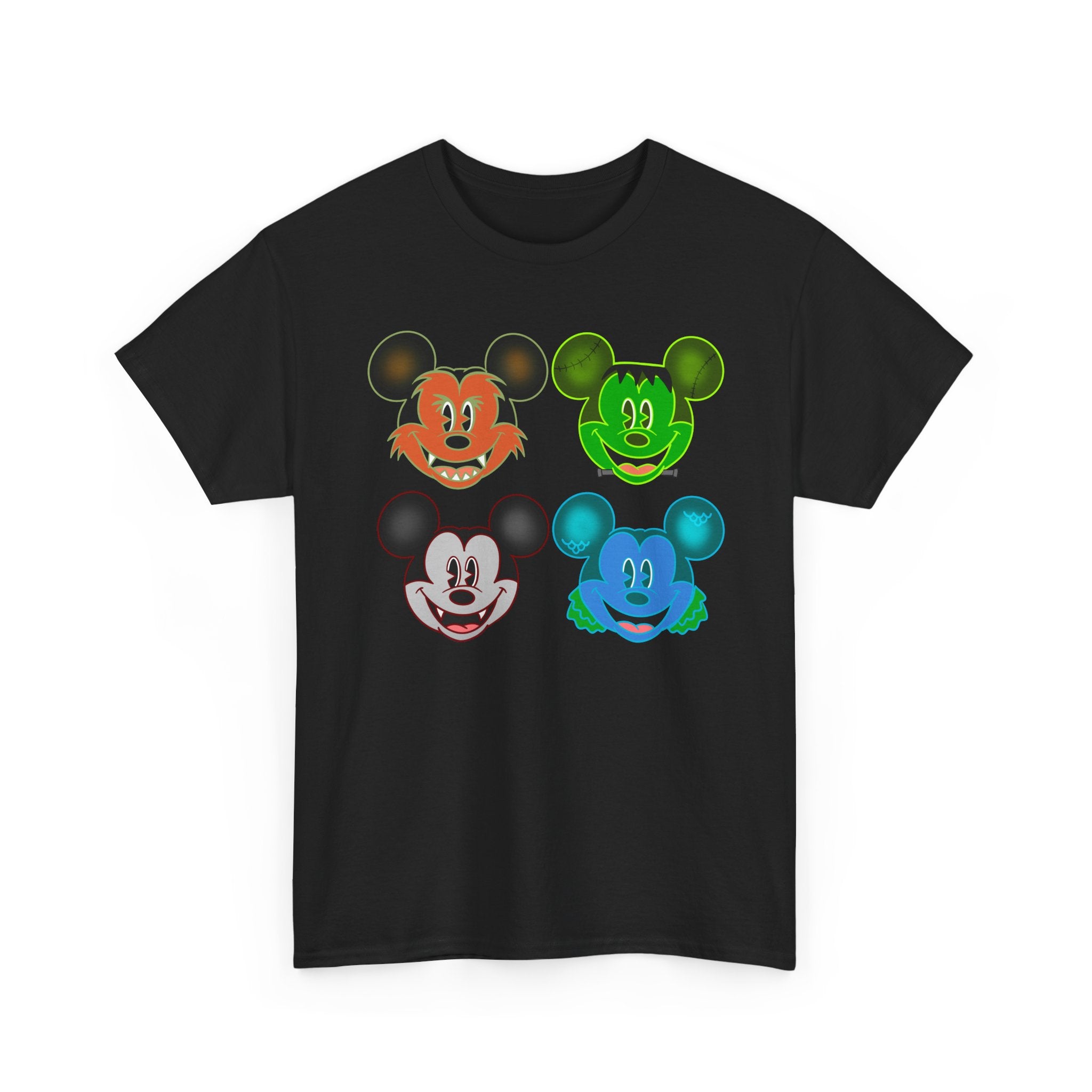 Pop Art Character Faces T-Shirt