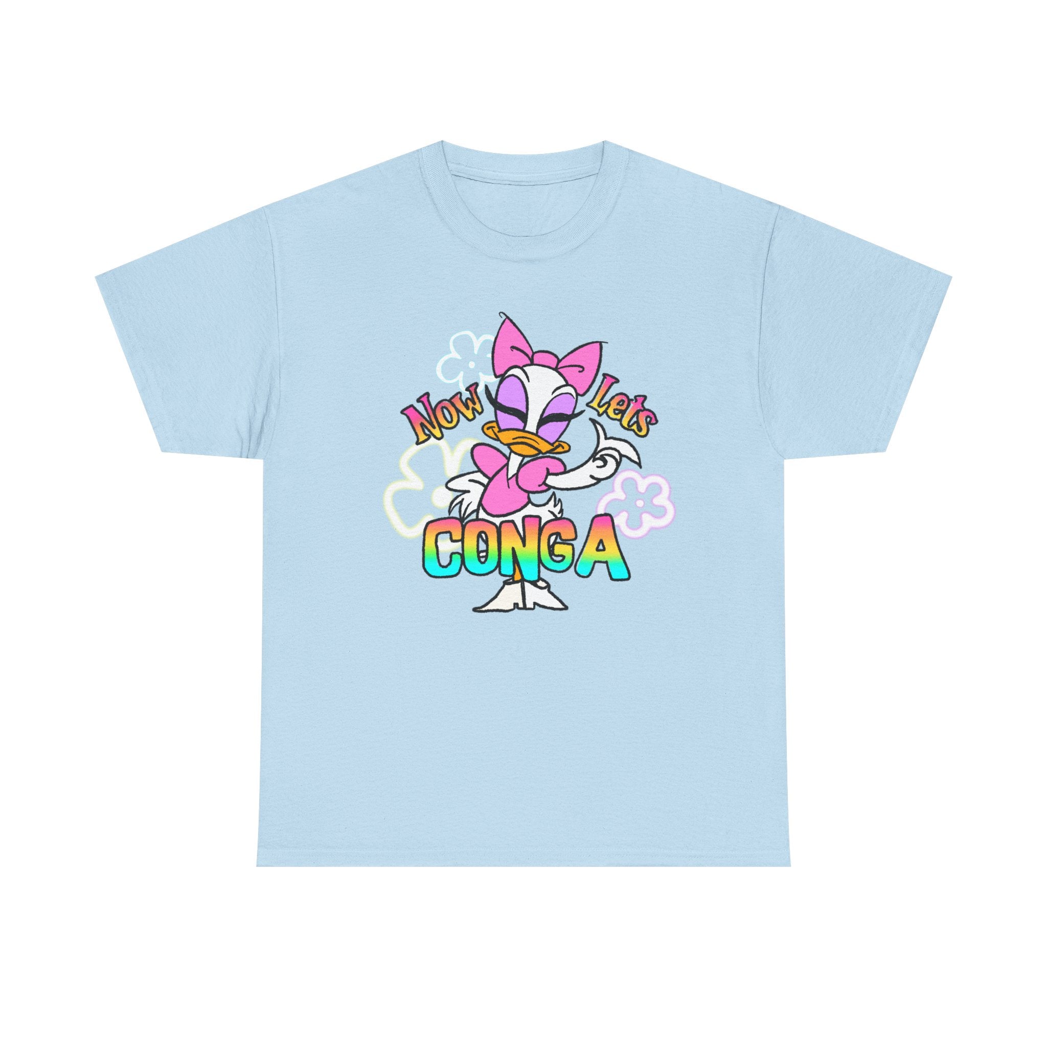 Conga Duck Graphic Tee — "Now Let's Conga" Cute Retro Disney Shirt