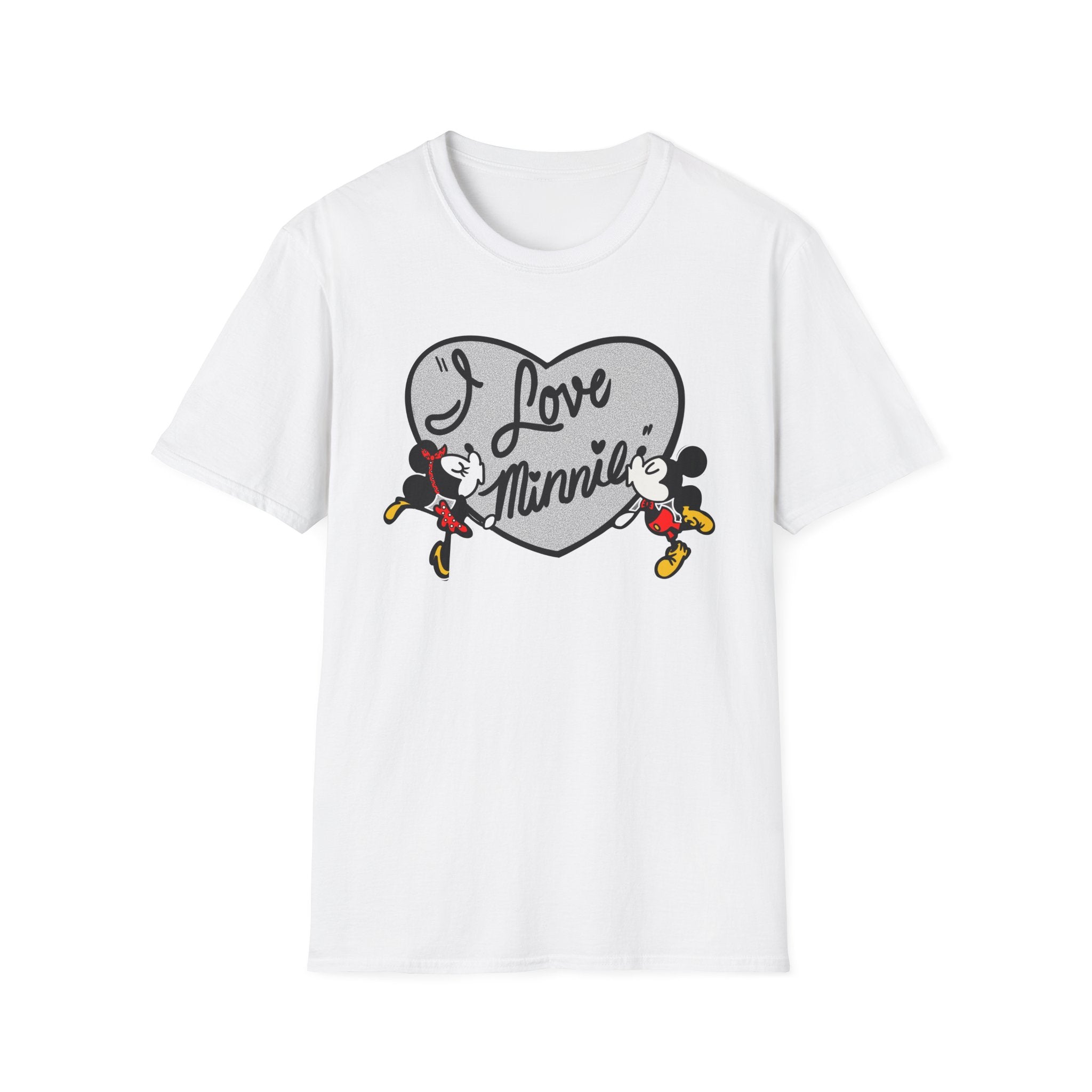 I Love Minnie T-Shirt — Retro Heart Graphic Tee
