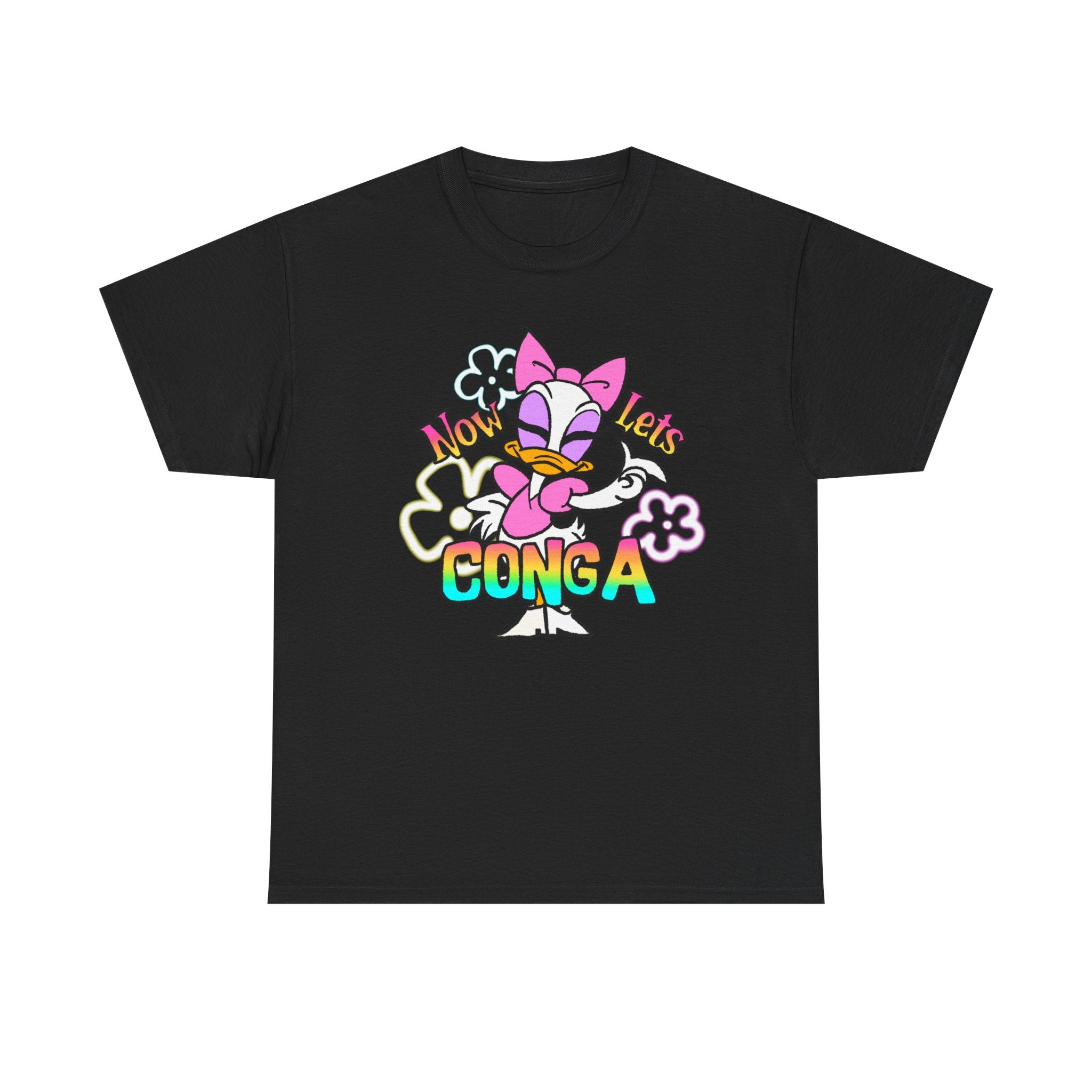 Conga Duck Graphic Tee — "Now Let's Conga" Cute Retro Disney Shirt