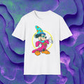 Wizard Mouse T-Shirt — Retro Sorcerer Cartoon Tee